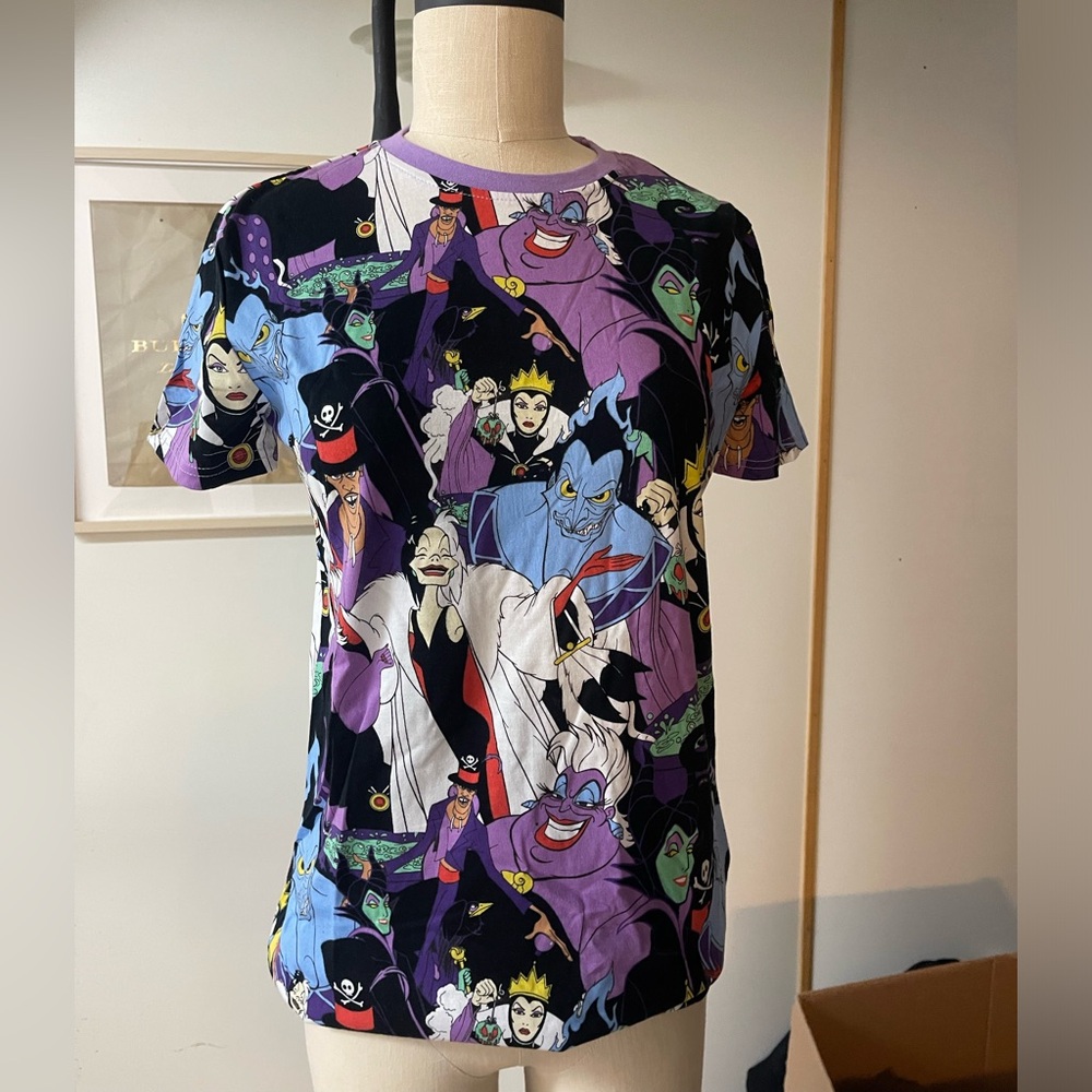 Disney Villains Multicolor Graphic Tee